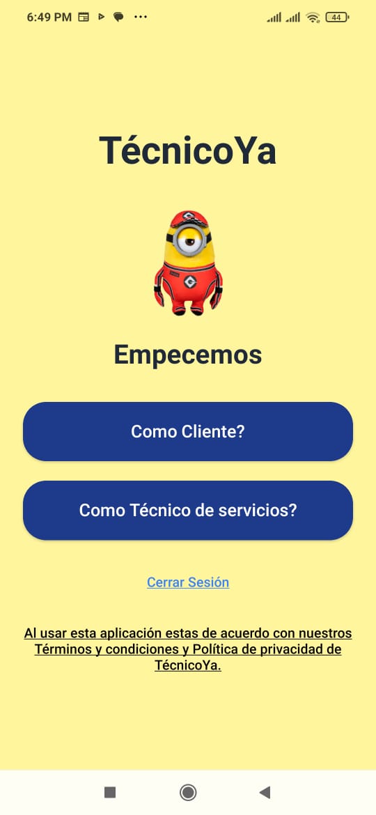 Servicios solicitados